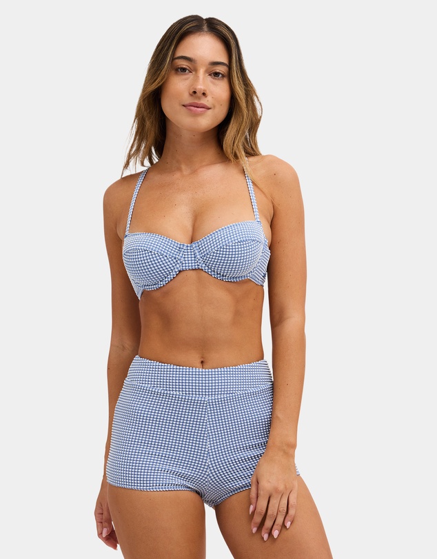 Roxy - Womens Charlie Check Underwire Bikini Top