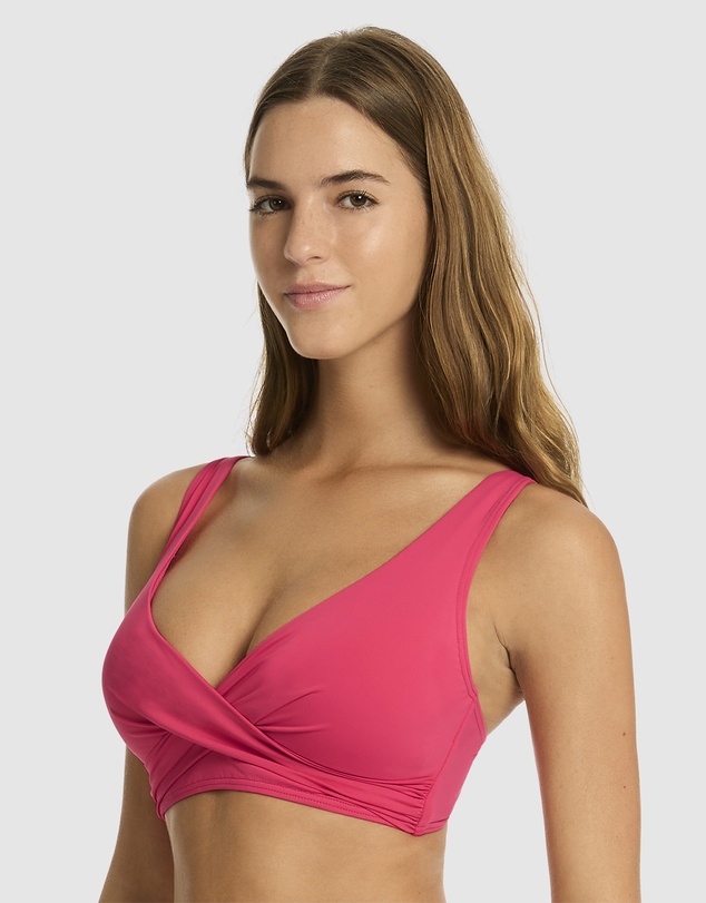 Sea Level Australia - Essentials Edit Cross Front Multifit Bra Top