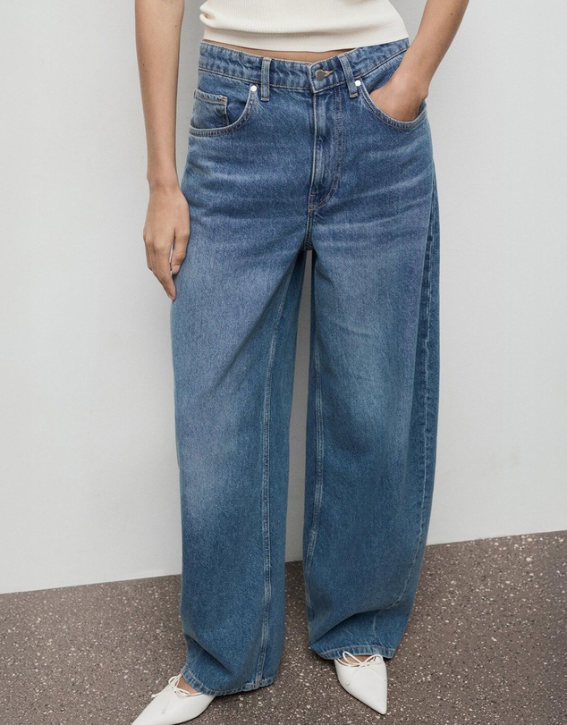M.N.G - Mid-Rise Balloon Jeans