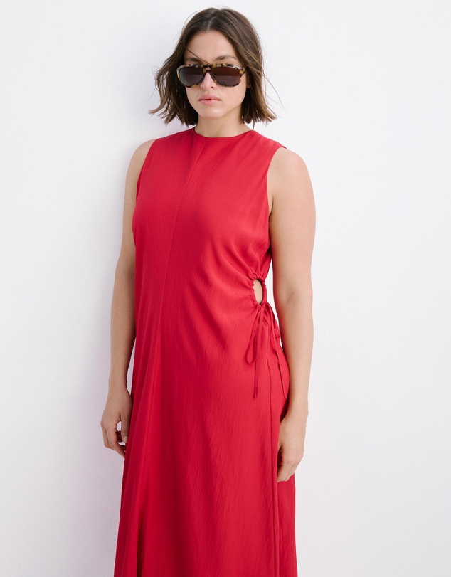 M.N.G - Cut-Out Dress with Bows