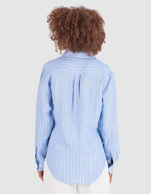 CAMIXA - IRIS Stripes Linen Shirt