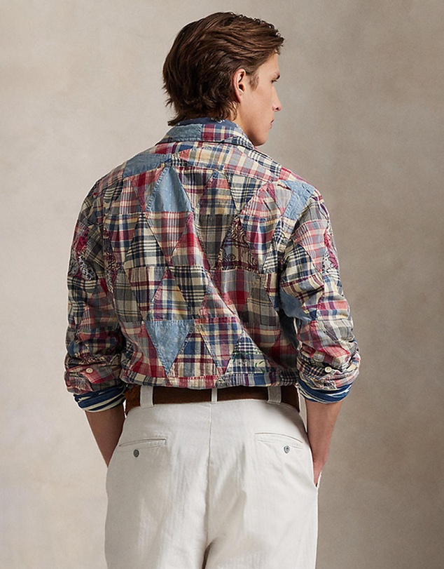 Polo Ralph Lauren - Classic Fit Patchwork Madras Camp Shirt