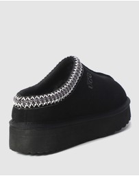 AusWooli Ugg Boots - Mentone Sheepskin Wool Ankle Braid Platform Slippers