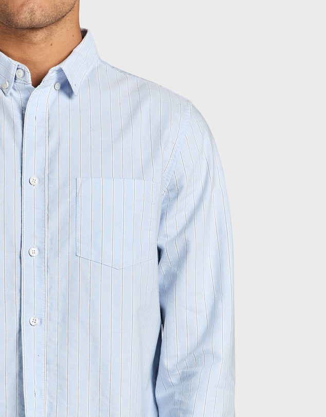 Academy Brand - Dillon Stripe Oxford Shirt