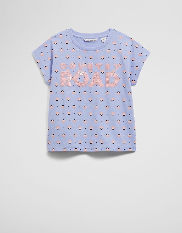 Country Road - Sequin Logo T-shirt