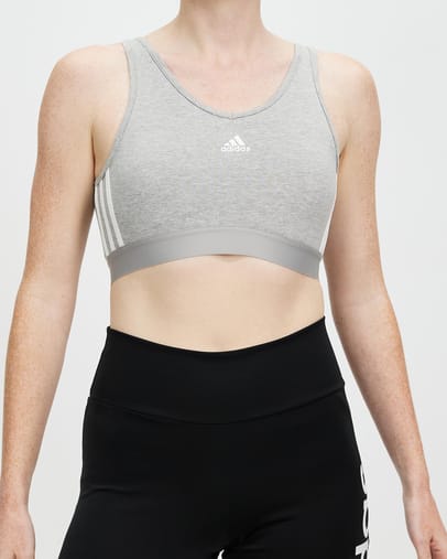 Medium Grey Heather & White
