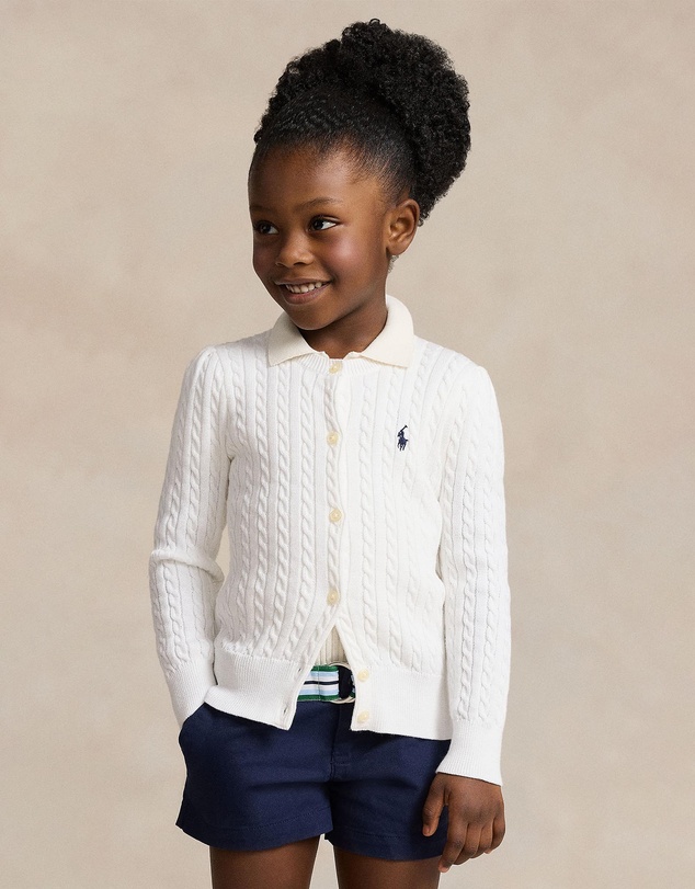 Polo Ralph Lauren - Mini-Cable Cotton Cardigan - Kids