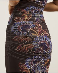 Atmos&Here - Elsie Mesh Cap Sleeve Maxi Dress