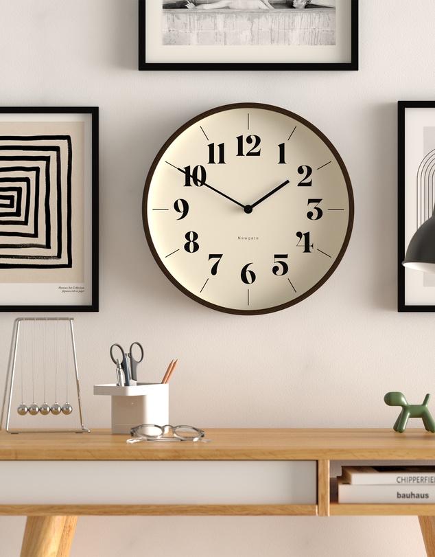 Newgate - Newgate Mr Clarke Clock Dark Wood Hopscotch Dial
