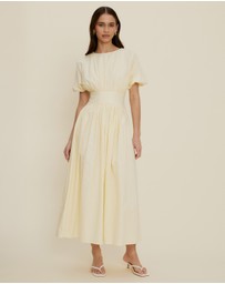 The Fated - Gallery Waisted Midi Dress