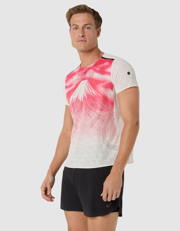 ASICS - Fujitrail Elite Graphic Short Sleeved Top - Men's