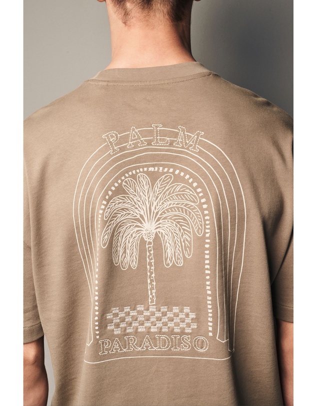 NEXT - Back Print Beach Graphic T-Shirt
