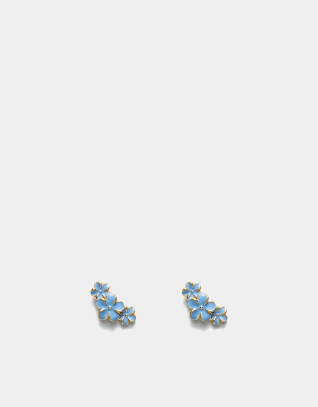 MIMCO - Garden Climber Stud Earrings - Cornflower Blue