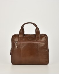 Cobb & Co - Turner Leather Laptop Satchel