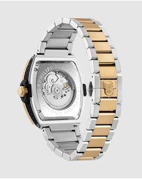 Philipp Plein - The $Keleton 2.0 - 44mm Silver Dial with Two Tone Strap