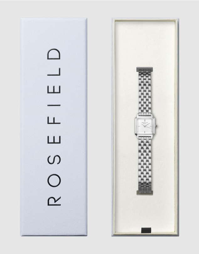 Rosefield - The Boxelle 24.5mm Silver-Tone Bracelet Watch