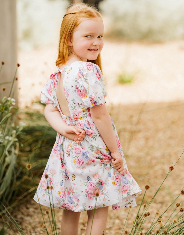 Minihaha - Bianca White Sundress - Kids-Teens