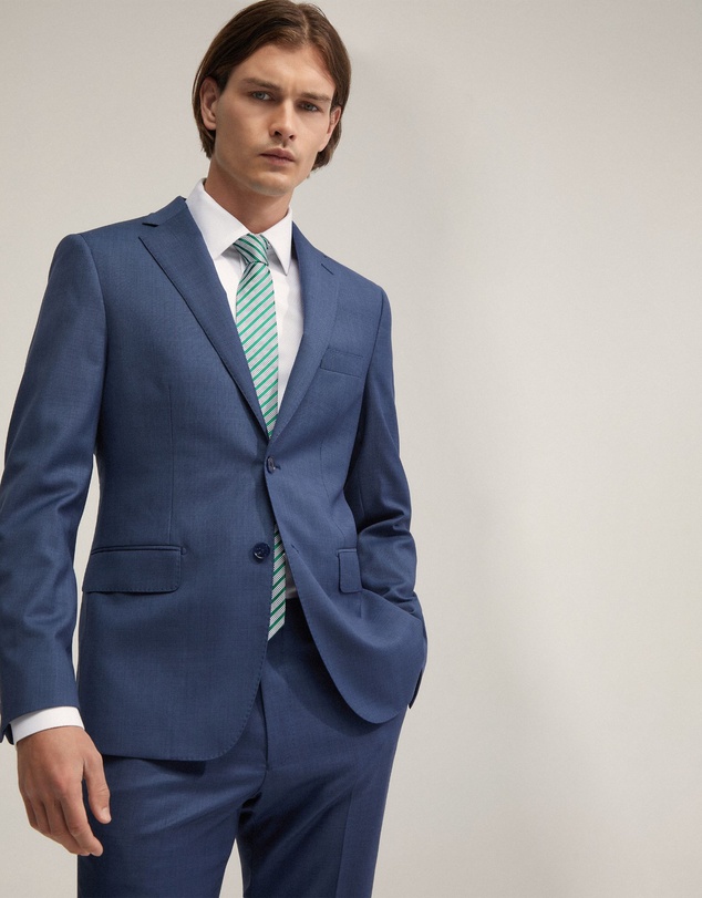 Oxford - Byron Luxury Half Canvas Wool Suit Jacket