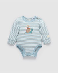 Purebaby - Thick Applique Bodysuit -Kids-Babies
