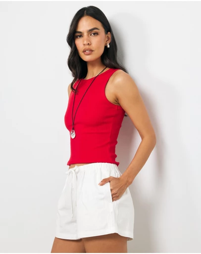 AERE - Tessa Pintuck Side Seam Shorts