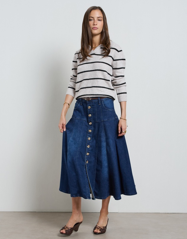 DRICOPER DENIM - Gabby Flare Skirt