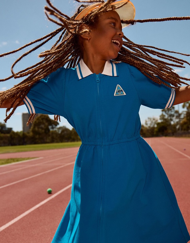 Goldie + Ace - Championship Puff Sleeve Dress - Babies-Kids