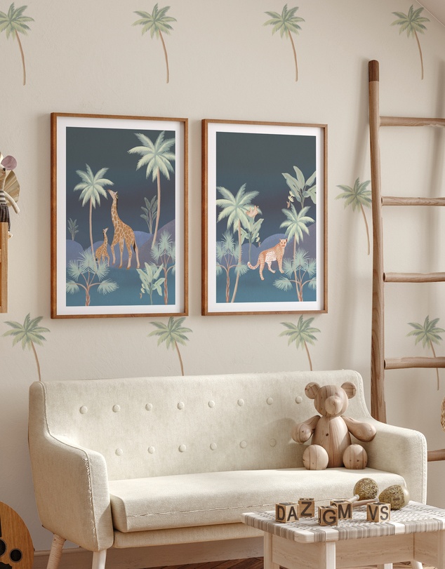 Olive et Oriel - Jungle Cheetah In Midnight