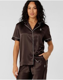 Lorna Jane - Sweet Dreams Satin Short Sleeve Shirt