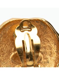 Pre-Loved by Azura Reborn - Pre-Loved Gold Plated Logo and Lion Clip On Earrings