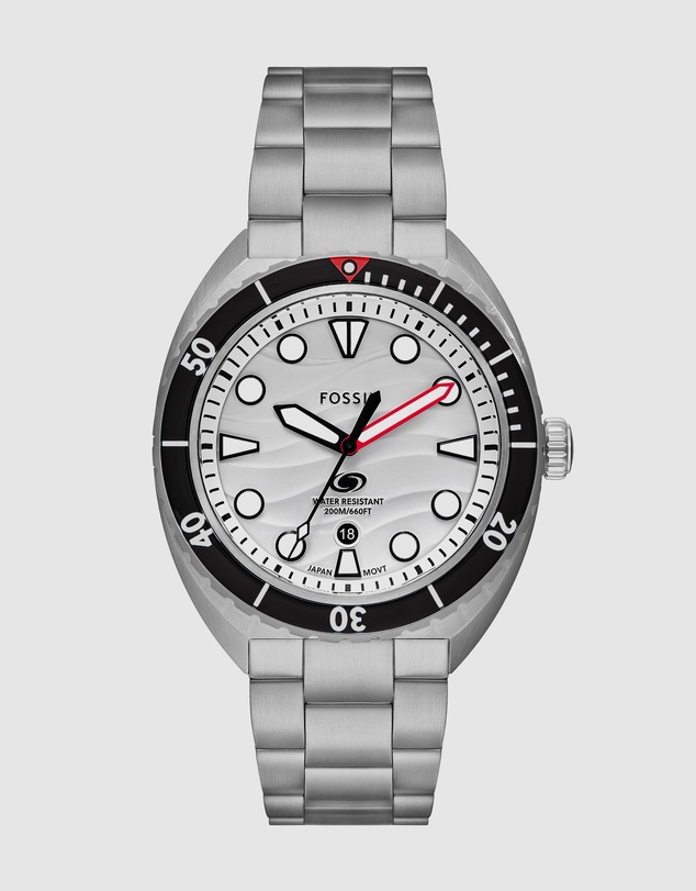 Fossil - Breaker Silver Analogue Watch