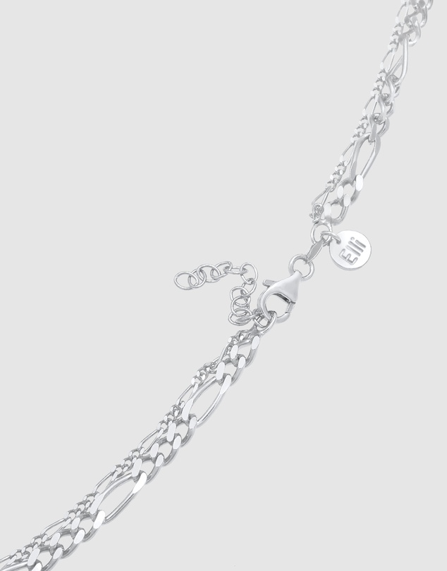 Elli Jewelry - Necklace Layerkette Figaro Links Basic in 925 Sterling Silver