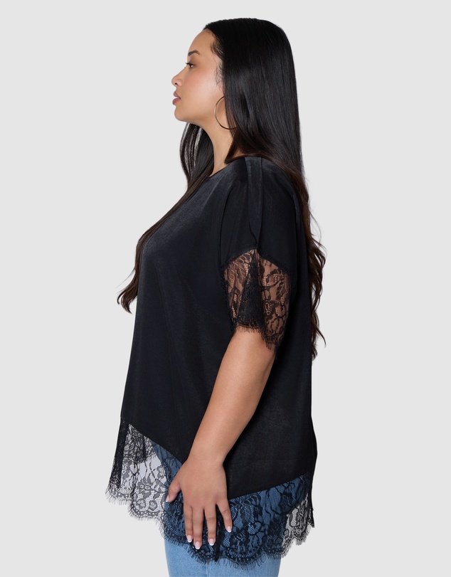 Sunday In The City - Undone Satin Tee