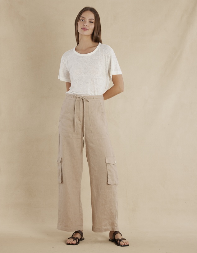 Amelius - Ciel Linen Cargo Pant