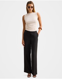 Forever New - Karlie Rib Detail Knitted Top