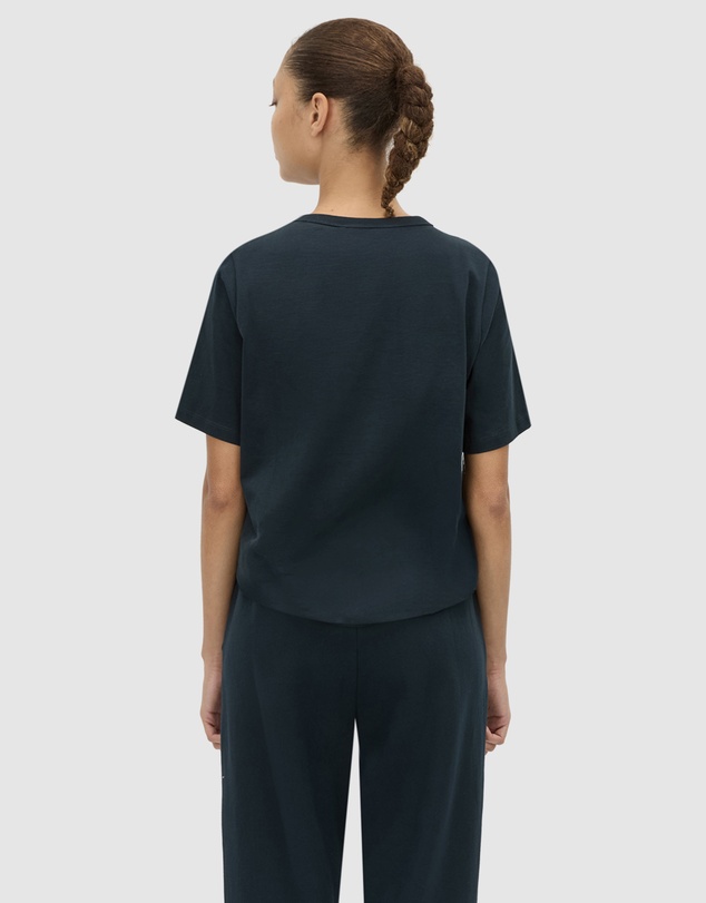 C&M CAMILLA AND MARC - Tia Flocking Logo Crew T-Shirt