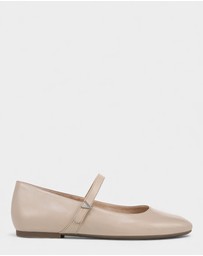 Vionic - Alameda Mary-Jane Flat - Oatmeal