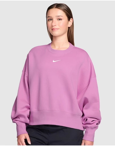 Nike - Sportswear Phoenix Fleece Over-Oversized Crew-Neck Sweatshirt