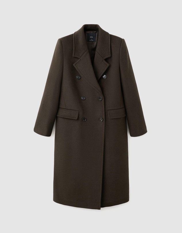 M.N.G - Double-Breasted Wool Coat