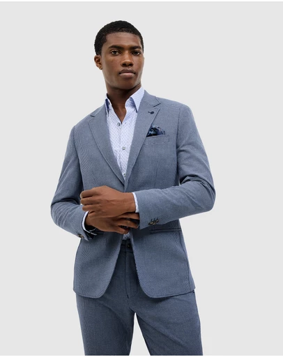 Politix - James Textured Two-toned Blazer