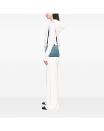Pre-Loved by Azura Reborn - Pre-Loved Small GG Marmont Matelasse Denim Pearly Satchel