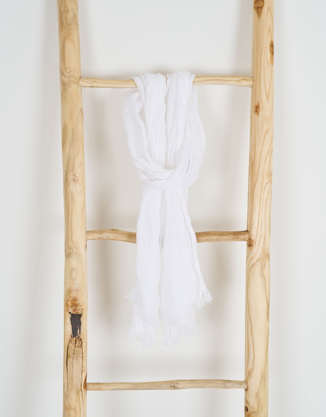 CAMIXA - French Linen Crinkled Scarf
