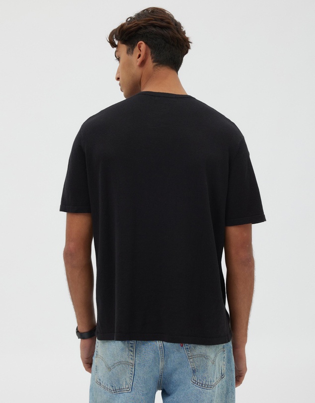 AERE - Linen Blend Knit T-shirt