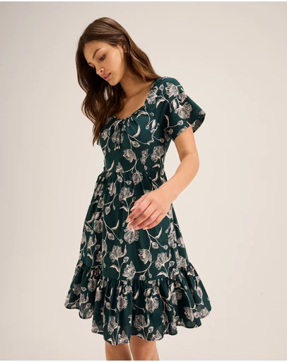 Review - Vinta Floral Mini Dress