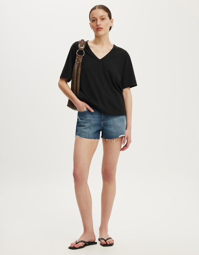 Cotton On - The Slub V Neck Tee