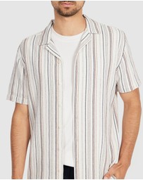 Tarocash - Crete Stripe Texture Shirt