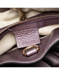 Pre-Loved by Azura Reborn - Pre-Loved Medium Metallic Leather Soho Chain Tote