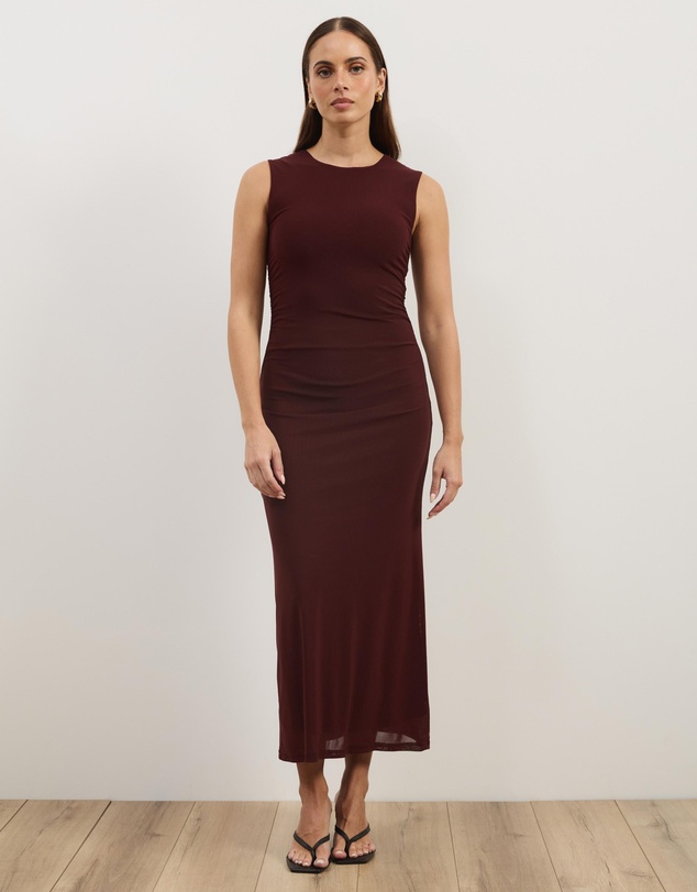 Atmos&Here - Nikkola Mesh Midi Dress