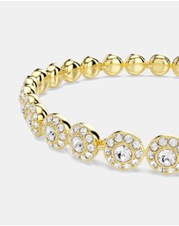 Swarovski - Una Angelic Bracelet, Round Cut, White, Gold-Tone Plated