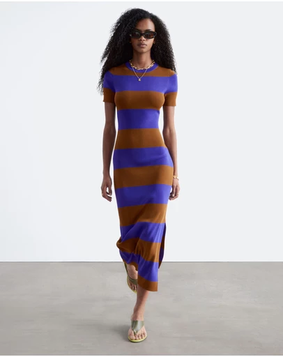& Other Stories - Rib-Knitted Maxi Dress