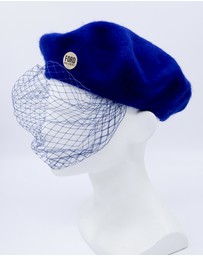 FORD MILLINERY - NIKKI Beret with veil